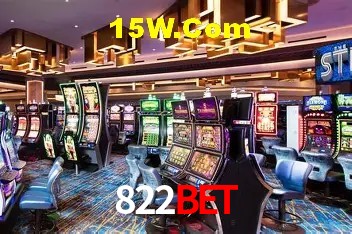 Interface moderna da plataforma 822Bet